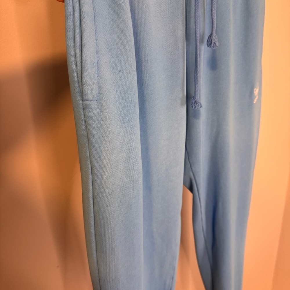 Adidas Blue Tie String Joggers - Size S - Picture 3 of 5